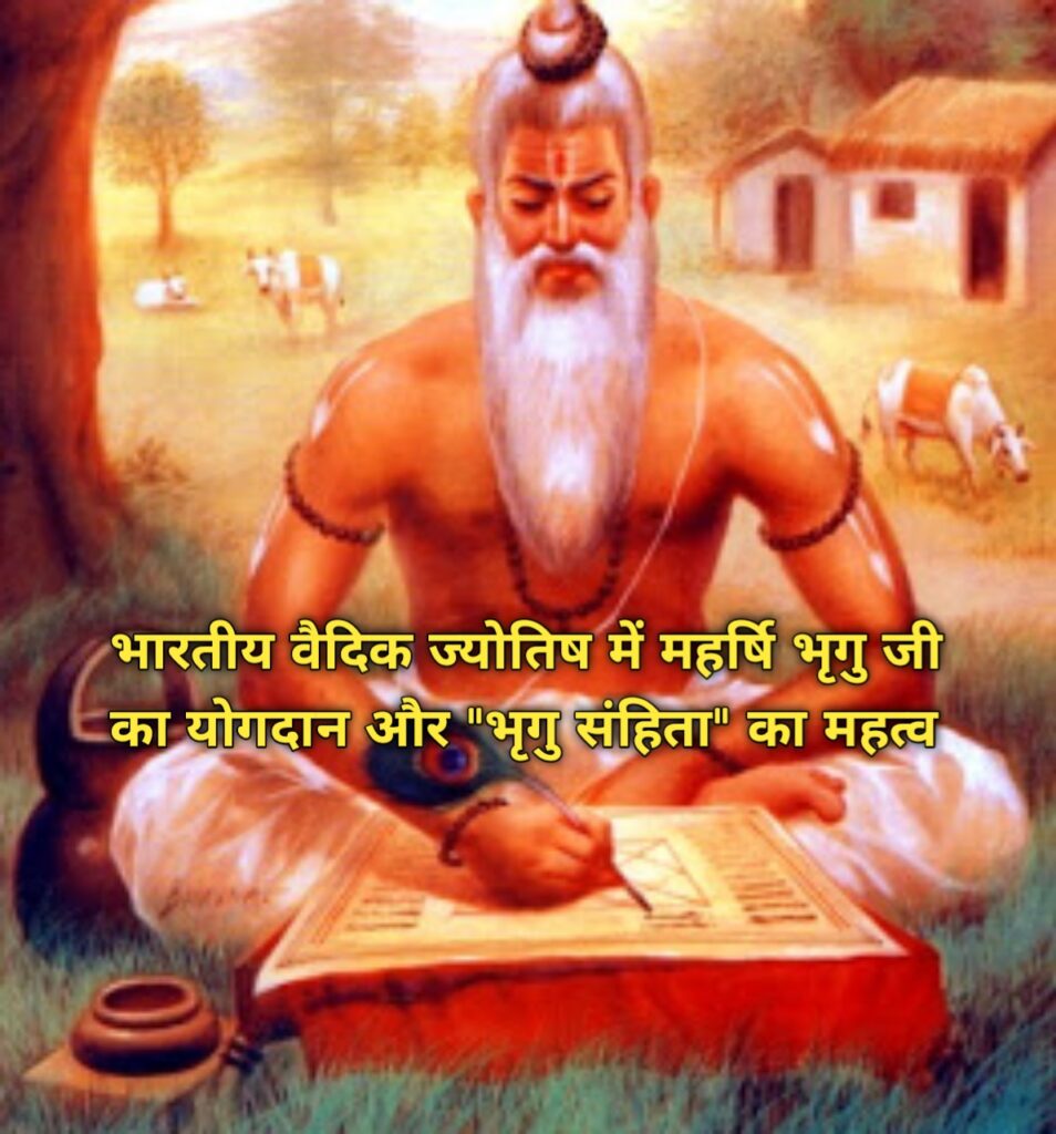 भारतीय वैदिक ज्योतिष में महर्षि भृगु जी का योगदान और "भृगु संहिता" का महत्व